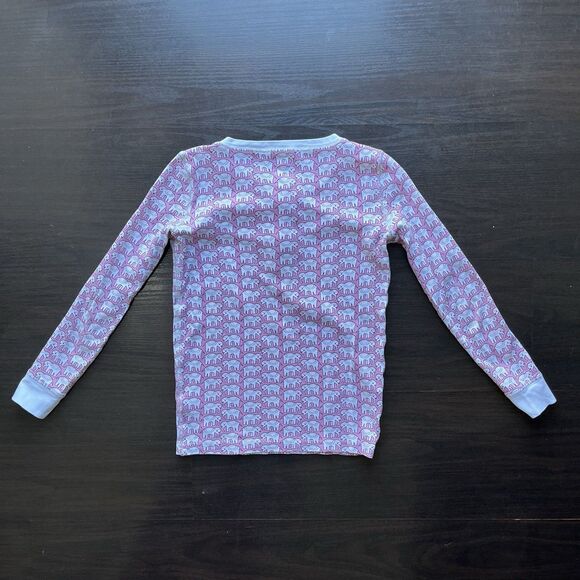 Roller Rabbit Girls Pima Cotton Elephant Printed Long Sleeve 2PC Pajama Set 10 - Picture 6 of 12